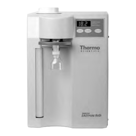 Thermo Scientific  EASYpure RoDi Operating Manual