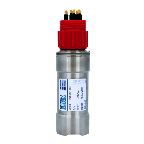 Impact Subsea ISA500 Installation & Operation Manual