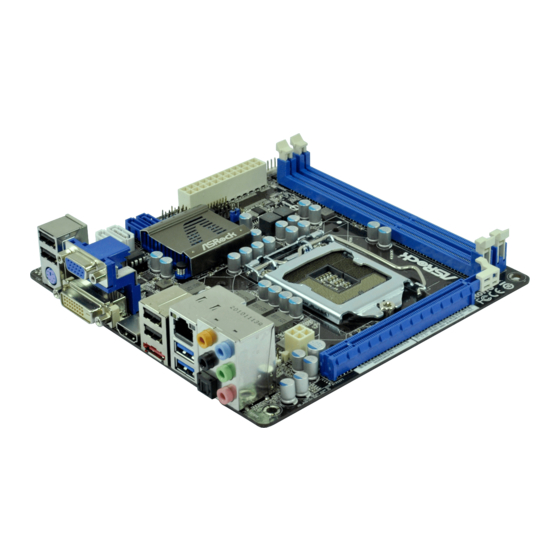 ASROCK H67M-ITX User Manual