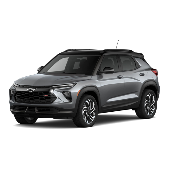 Chevrolet Trailblazer 2025 Owner's Manual