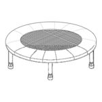 CARE FITNESS TRAMPOLINE 1.0M Manual