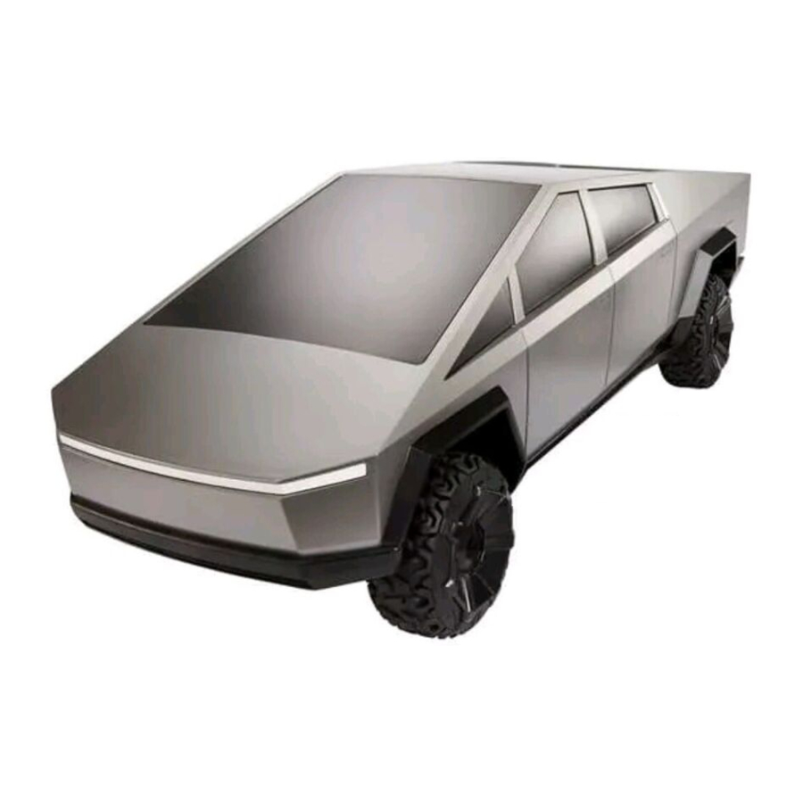 Mattel Hot Wheels Cybertruck Manual