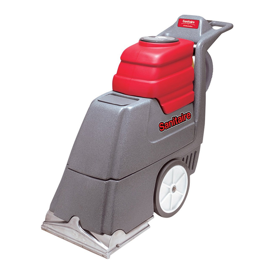 Sanitaire SC6090 -  Upright Carpet Extractor Category: Floor Repair Parts List Manual