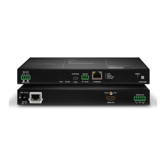 Lightware HDBaseT HDMI-TPS-RX110AY-Plus User Manual
