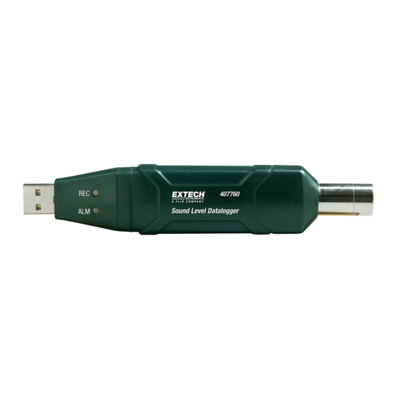 Extech Instruments 407760 User Manual