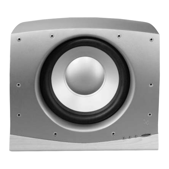 Infinity INTERMEZZO 1.2s Service Manual