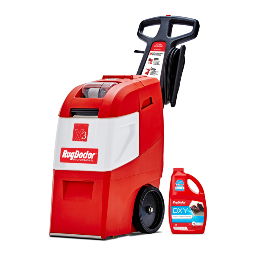 RugDoctor Mighty Pro X3 User Manual