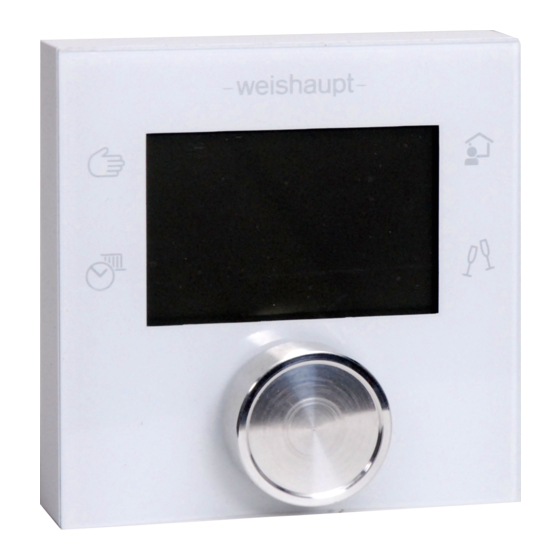 Weishaupt WWP-RG1 Manual