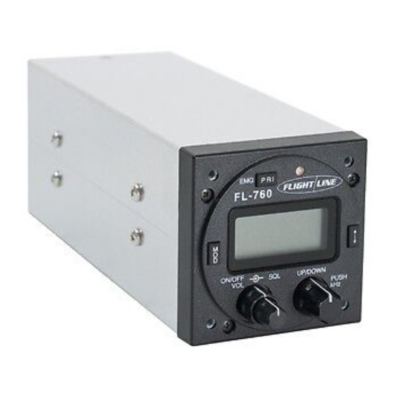 FLIGHT LINE FL-760A Installation & Operation Manual