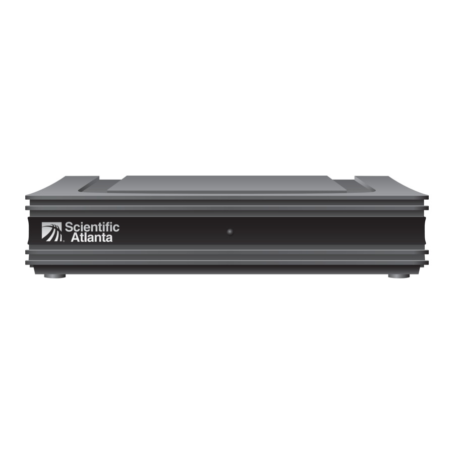 Scientific Atlanta Explorer 940 - Digital-Only Set-Top Quick Reference Guide