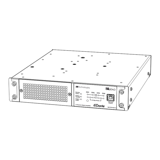 AEB dBTechnologies IA504D Quick Start User Manual