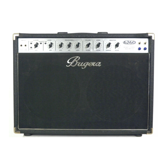 Bugera 6260 Specifications