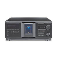 Sony CDPCX455 - 400 Disc MegaStorage CD Changer Service Manual