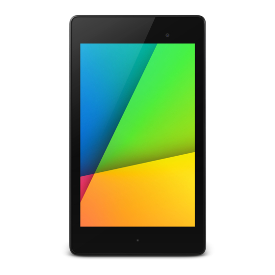 Google NEXUS 7 Manual Book