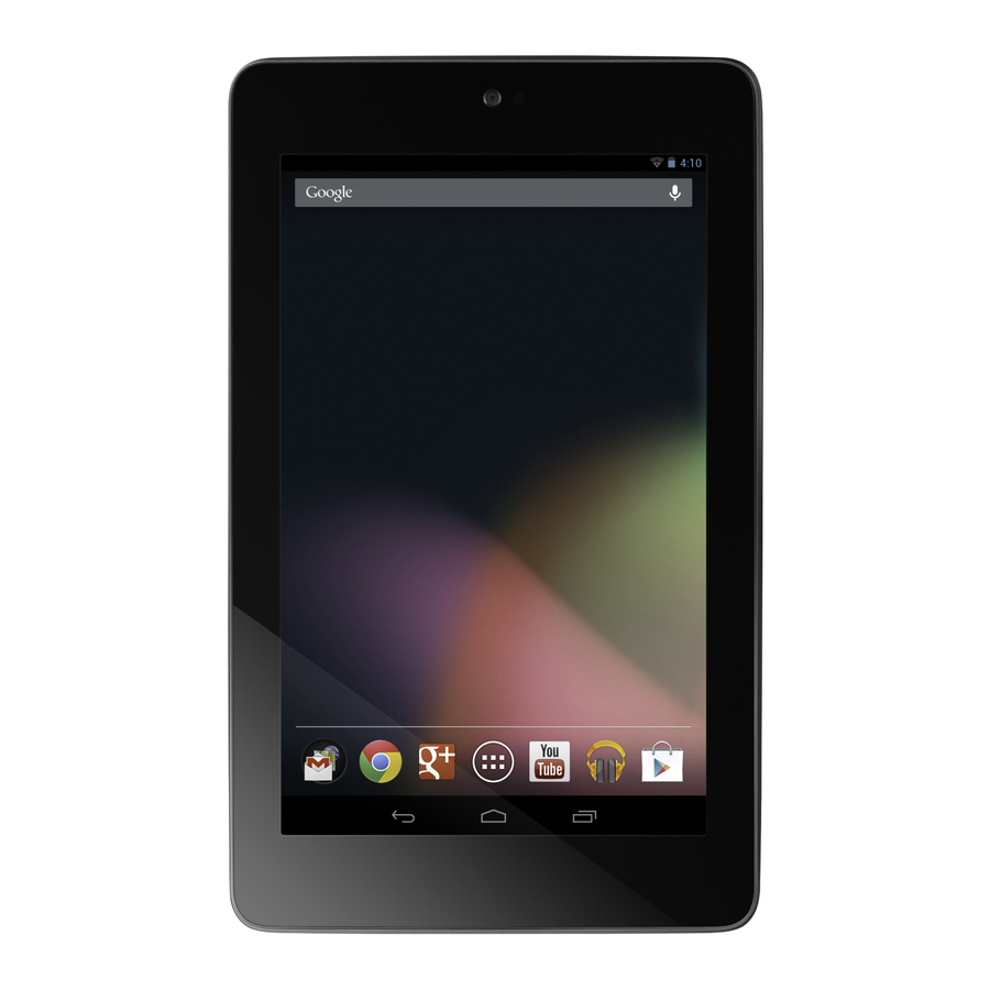 Google Nexus 7 Visual Quickstart Manual