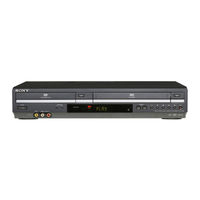 Sony D380P - SLV - DVD/VCR Operating Instructions Manual