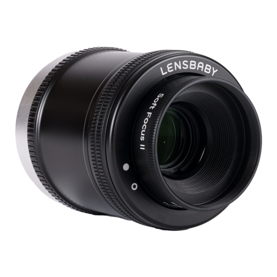 Lensbaby Soft Focus Optic User Manual