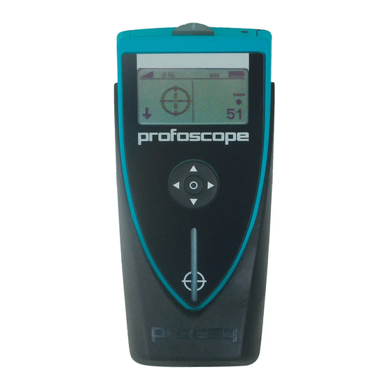 Proceq profoscope Quick Start Manual