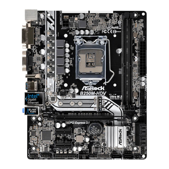 ASROCK B250M DASH Manual
