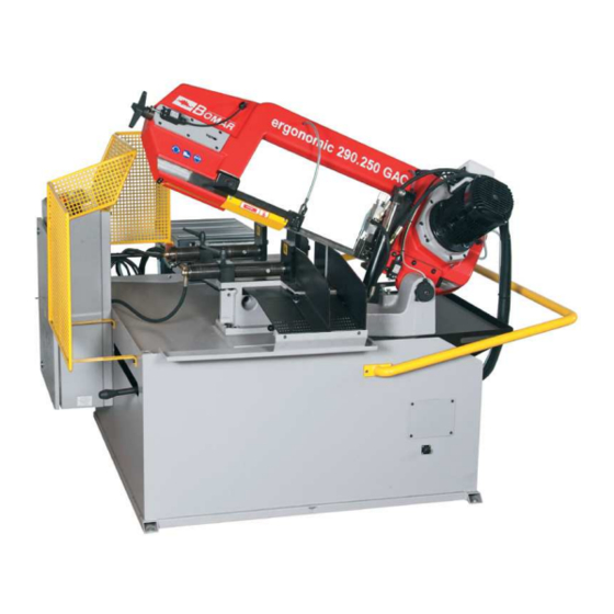 Bomar Ergonomic 320.250 GAC Operating	 Instruction