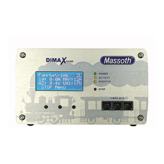 Massoth DiMAX 1210Z Manual