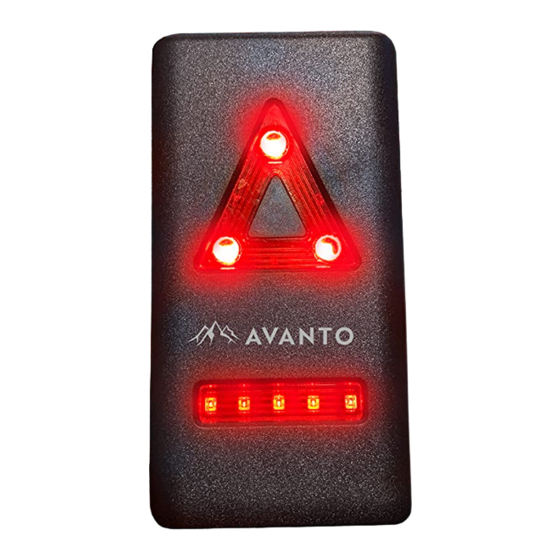 Avanto Lifestyle TRIPLE BEAM User Manual