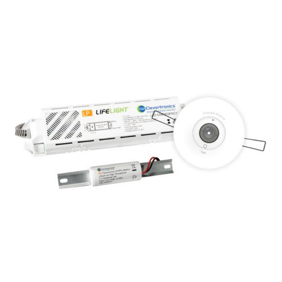 Clevertronics LP LIFELIGHT CLIFE-RECSP Series Installation & Maintenance Instructions