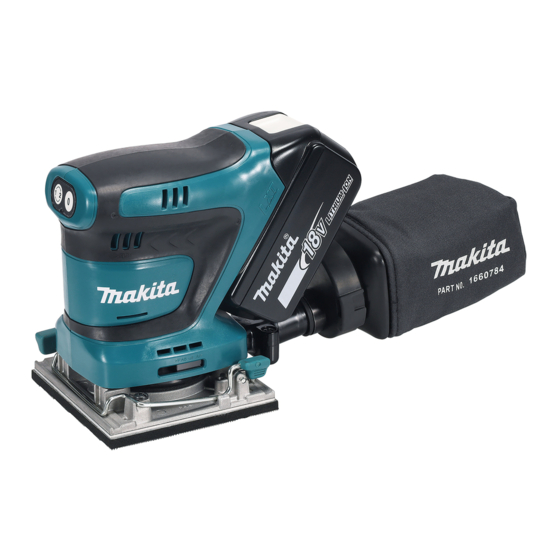 Makita DBO484 Instruction Manual