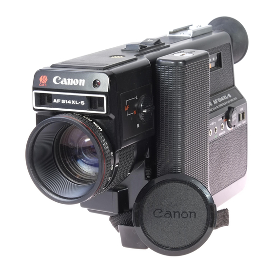 Canon AF514XL-S Canosound Manuals