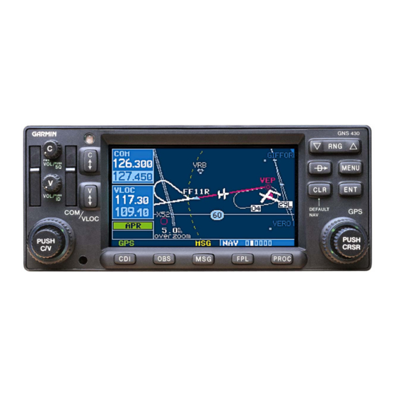 Garmin GNC 420A Installation Manual