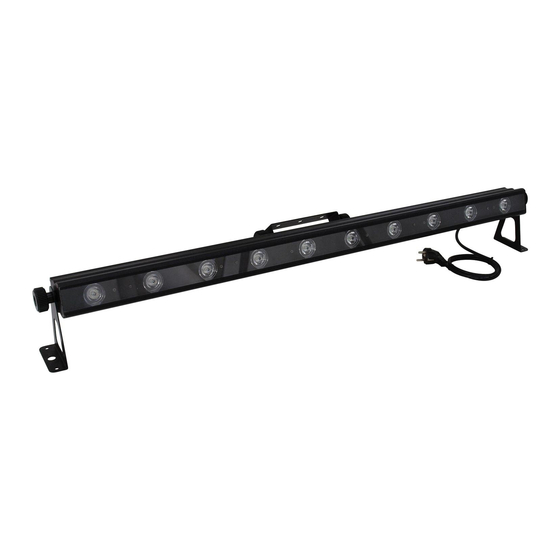 User Manuals: EuroLite LED STP-10 10x3W DMX Bar Control