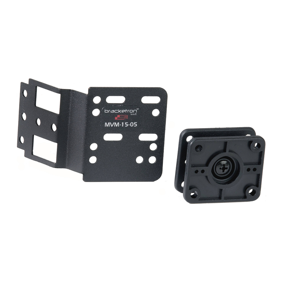 BRACKETRON MULTI VEHICLE MOUNT MVM1505 INSTALLATION MANUAL Pdf
