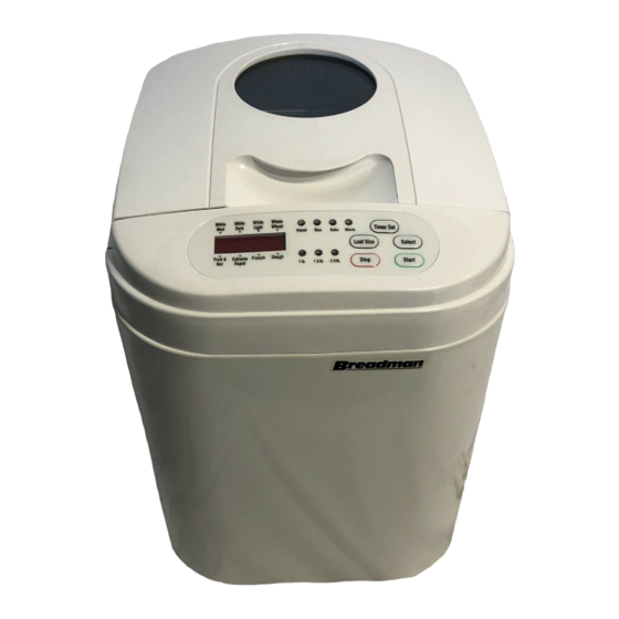 breadman automatic bread maker model tr441