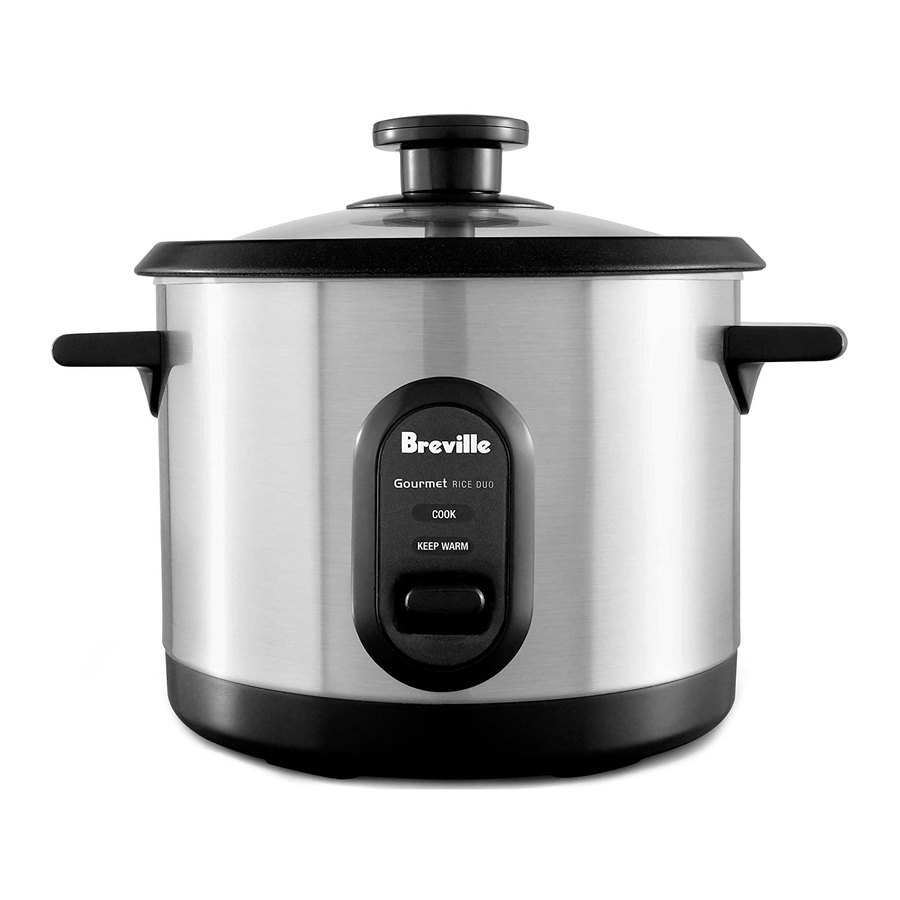 BREVILLE RICE DUO 10 BRC350XL USER MANUAL Pdf Download ManualsLib