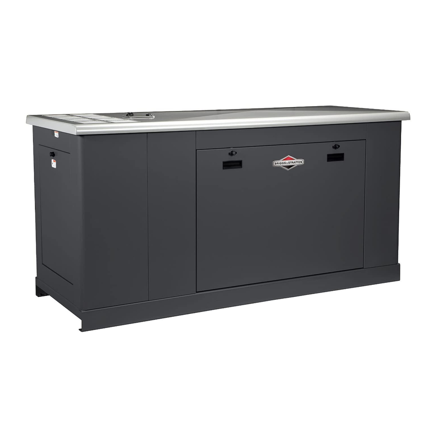 BRIGGS & STRATTON LIQUIDCOOLED HOME GENERATOR SYSTEM OPERATOR'S MANUAL