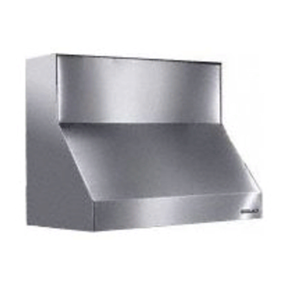 BROAN RANGEMASTER RM60000 SERIES INSTALLATION INSTRUCTIONS AND USER