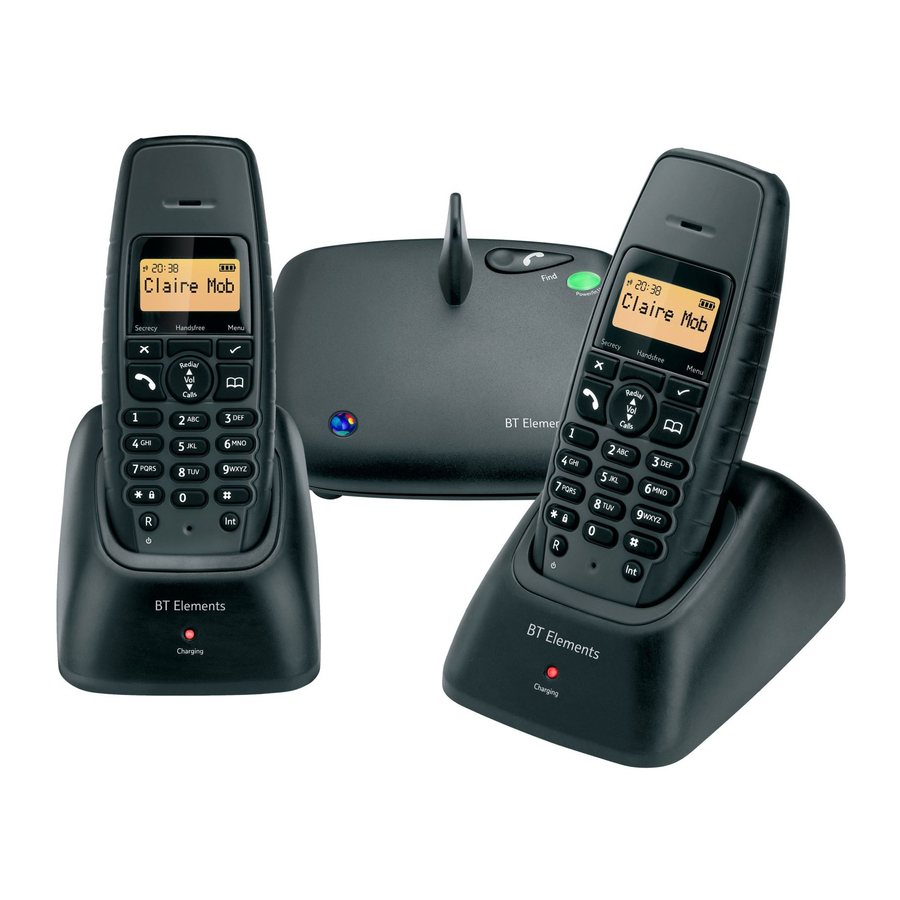 BT DIGITAL CORDLESS TELEPHONE USER MANUAL Pdf Download ManualsLib