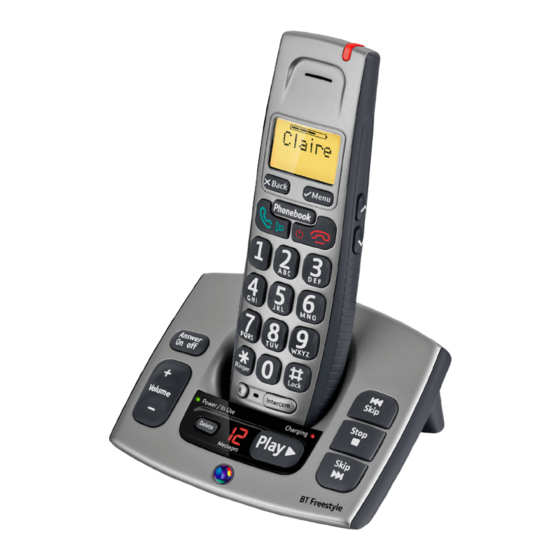 BT 3710 Trio Cordless Dect Phones with Answering Machine