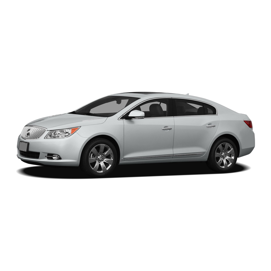 BUICK 2011 LACROSSE OWNER'S MANUAL Pdf Download | ManualsLib
