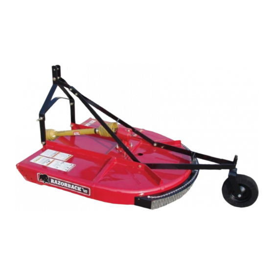 BUSH HOG TOUGH RAZORBACK RZ160 SPECIFICATION SHEET Pdf Download