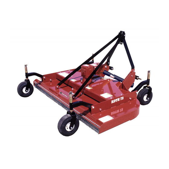 BUSH HOG TOUGH RDTH60 SPECIFICATIONS Pdf Download ManualsLib