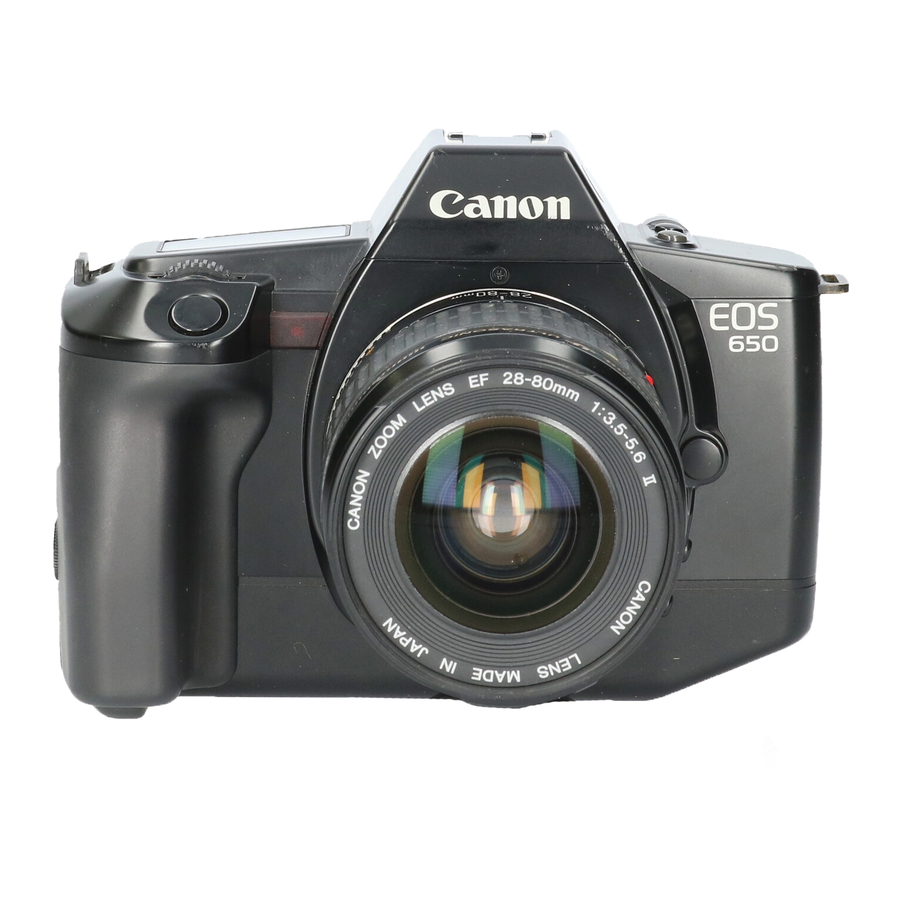 CANON EOS 620-650 USER MANUAL Pdf Download | ManualsLib