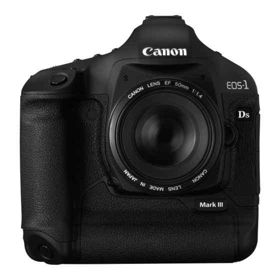 Canon Mark Iii Eos-1 Ds Instruction Manual Pdf Download 