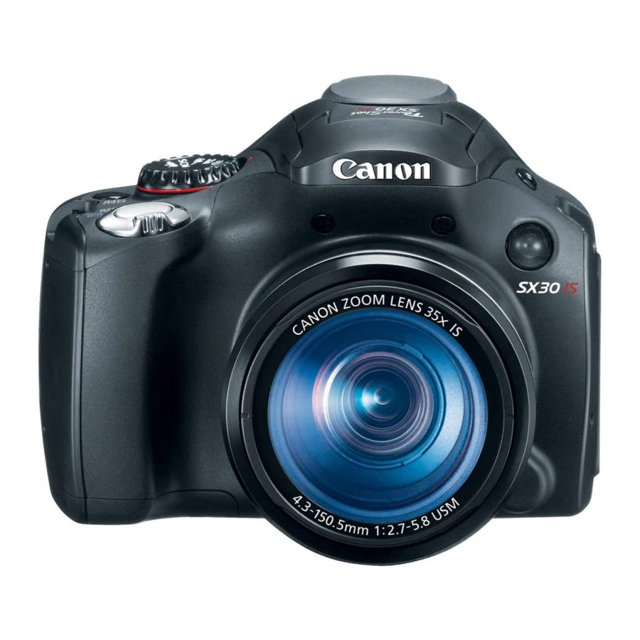 Canon Powershot SX30 IS Digital Camera User Instruction Guide  Manual 