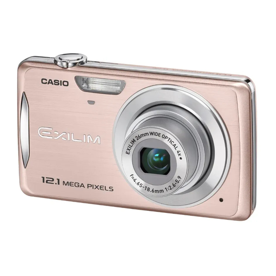 Casio exilim camera 7.2 megapixels online manual