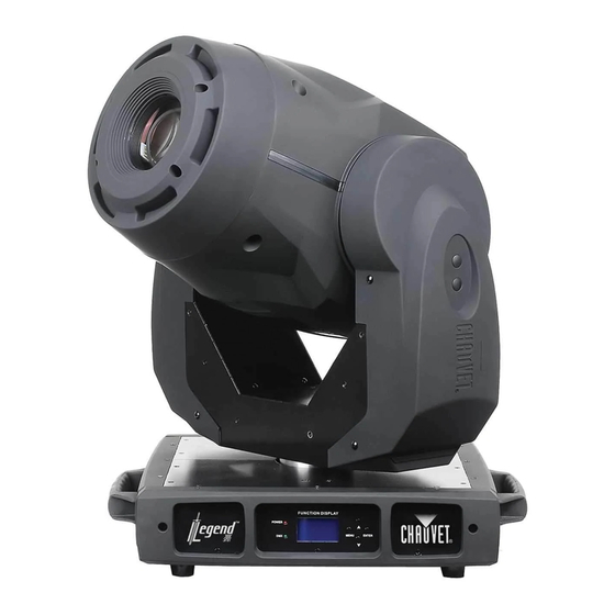 CHAUVET LEGEND 300E SPOT USER MANUAL Pdf Download ManualsLib