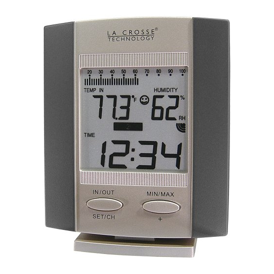 LA CROSSE TECHNOLOGY WS7138U WEATHER STATION INSTRUCTION MANUAL