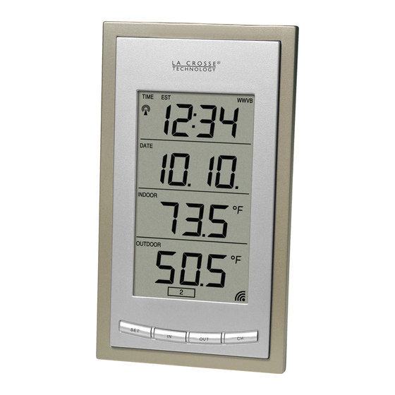 LA CROSSE TECHNOLOGY WS9013U WEATHER STATION INSTRUCTION MANUAL