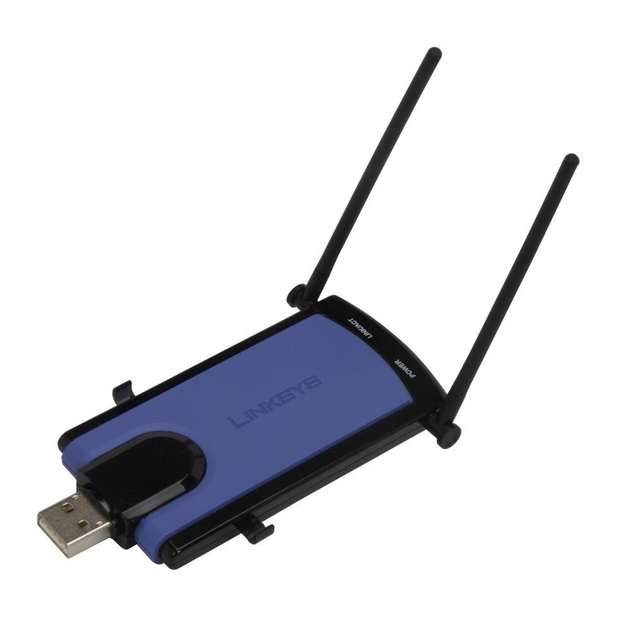 LINKSYS WUSB300N NETWORK CARD PRODUCT DATA ManualsLib