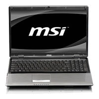 Msi CR720 User Manual